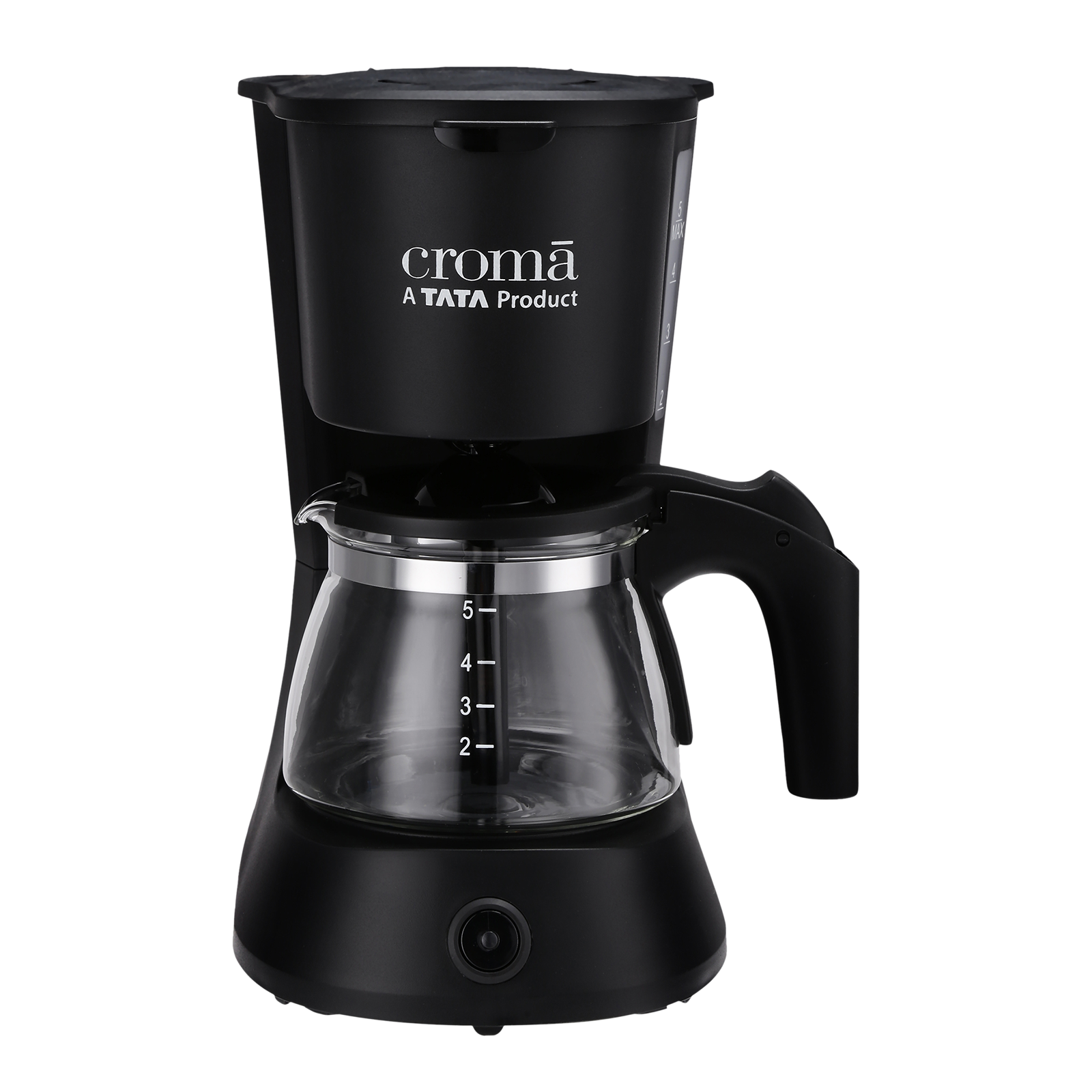 Buy Croma 600 Watt 5 Cups Manual Drip Coffee Maker with Keep Warm